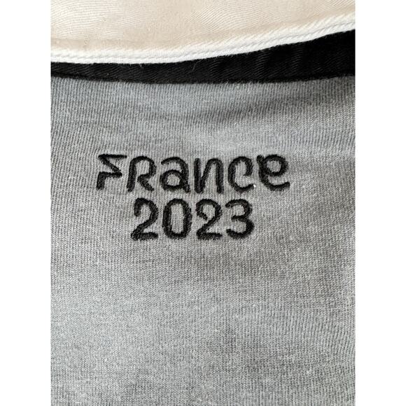 Rugby World Cup France 2023 Polo Shirt Mens XXL Grey Cotton Jersey Preppy Bloke - Picture 13 of 16